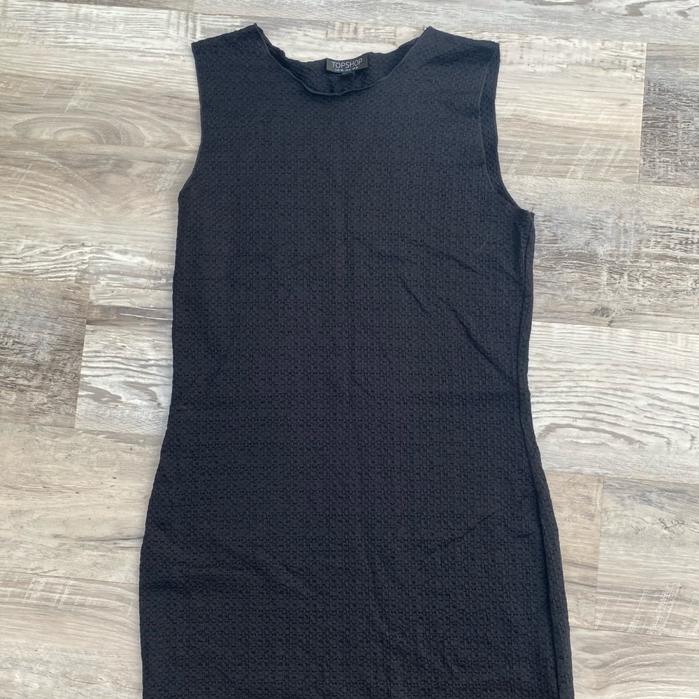 Topshop - Black Bodycon Dress